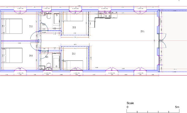 Static Home 4 bedrooms - dimensions