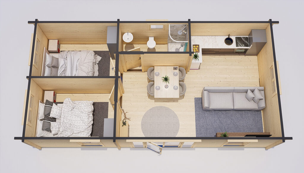 Static Homes Range Living Outside