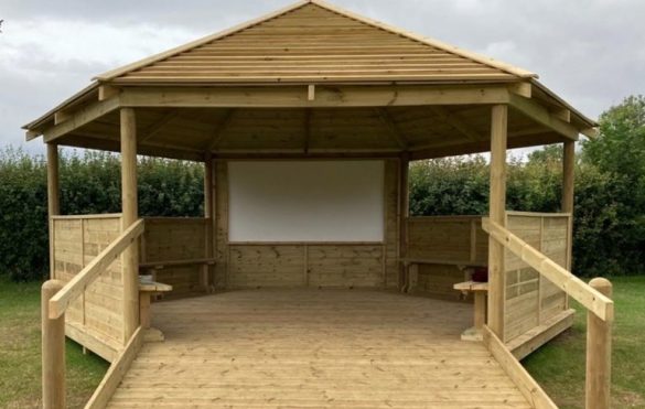 Woodland learning outdoor cabin